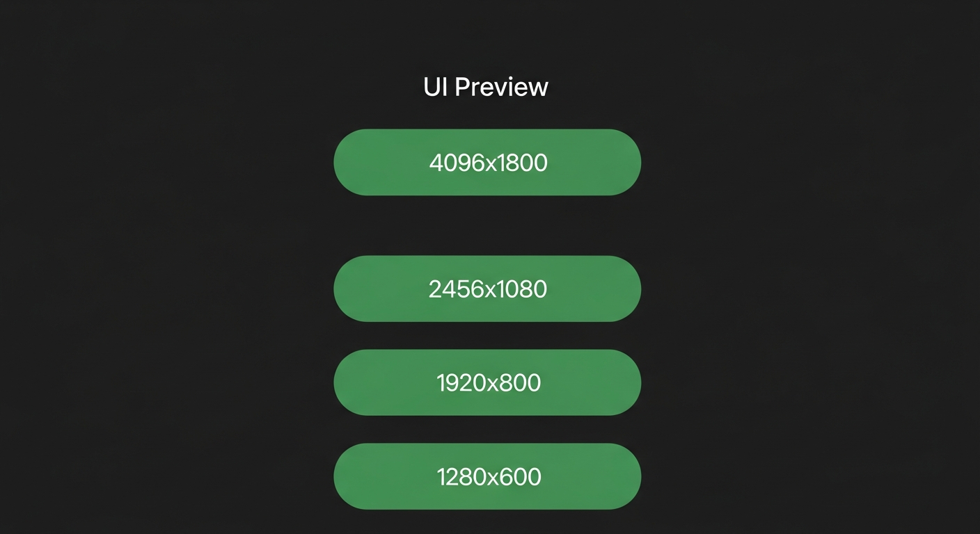 Quality Selection Buttons